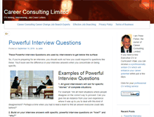 Tablet Screenshot of career-consulting-limited.com
